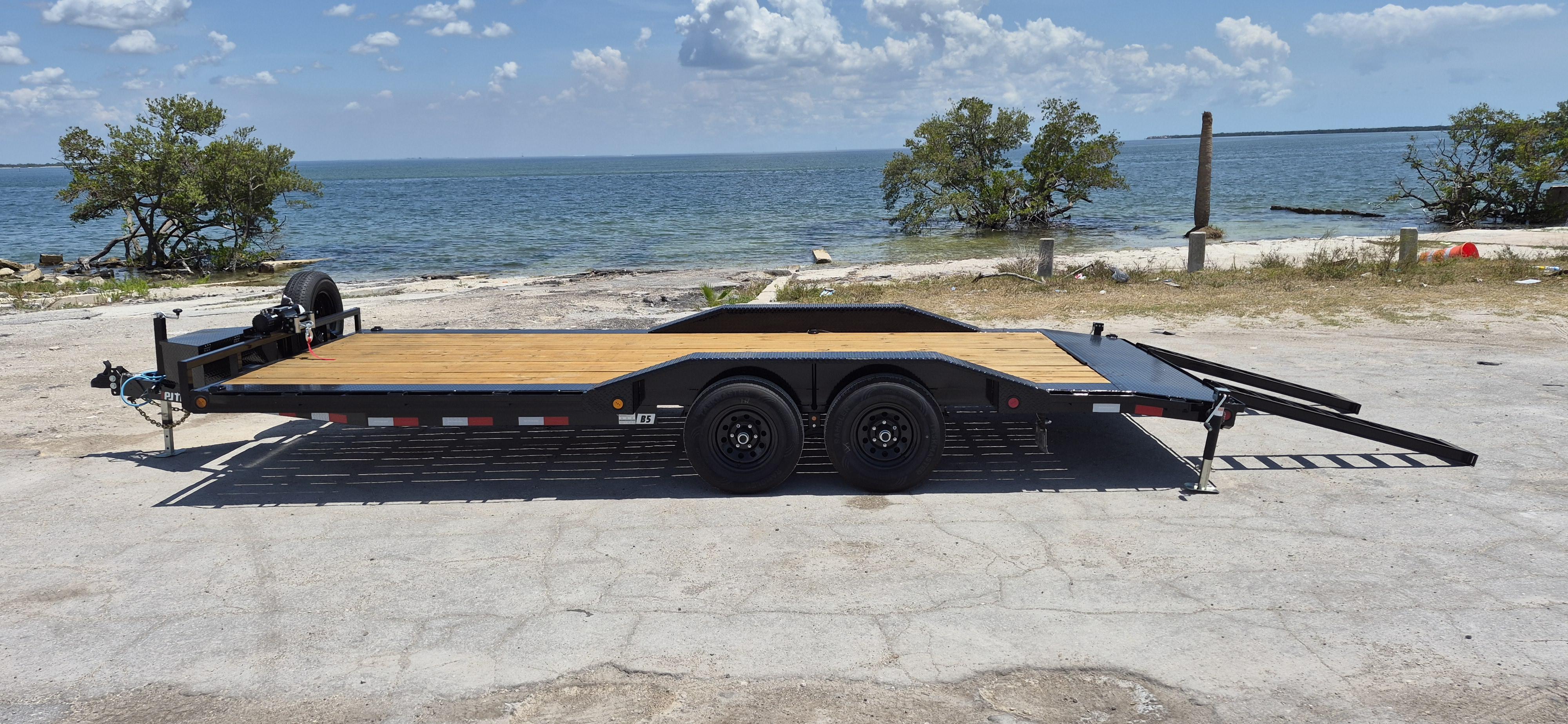 Car/Truck Hauler / Flatbed Trailer — PJ B5 20'
