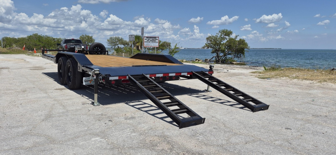 20' car hauler flatbed trailer